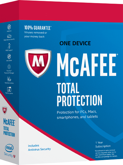 Cheap Antivirus McAfee Total Protection - 12 Months - Windows / MAC / Android - InterSecure 