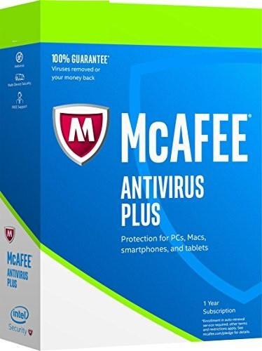 Cheap Antivirus McAfee Complete Antivirus Plus Protection Software - Latest Edition - InterSecure 