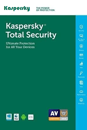 Cheap Antivirus Kaspersky Total Security - Windows, MAC, Android -12 Month - InterSecure 
