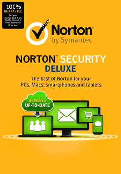 Cheap Antivirus Downoad Norton Security Deluxe 2020 - 1 Year Subscription PC/MAC/ANDROID - InterSecure 